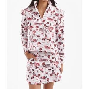 NEW SMITH & QUINN the molly skort in gamecock toile